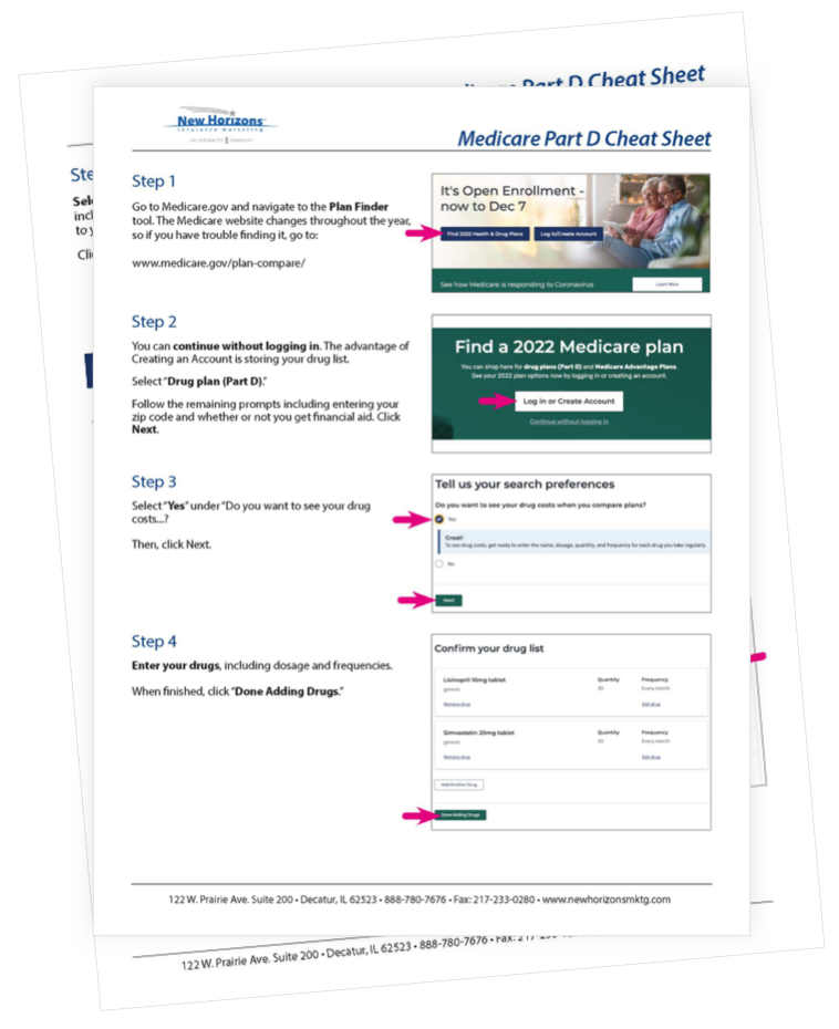 Download the Medicare Part D Cheat Sheet